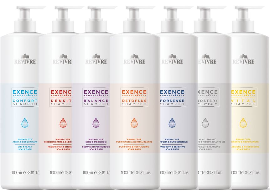 Revivre es la tricología italiana de laboratorio que está revolucionando los salones. Protocolos técnicos, claros y fáciles de aplicar, sin necesidad de equipamiento especial.