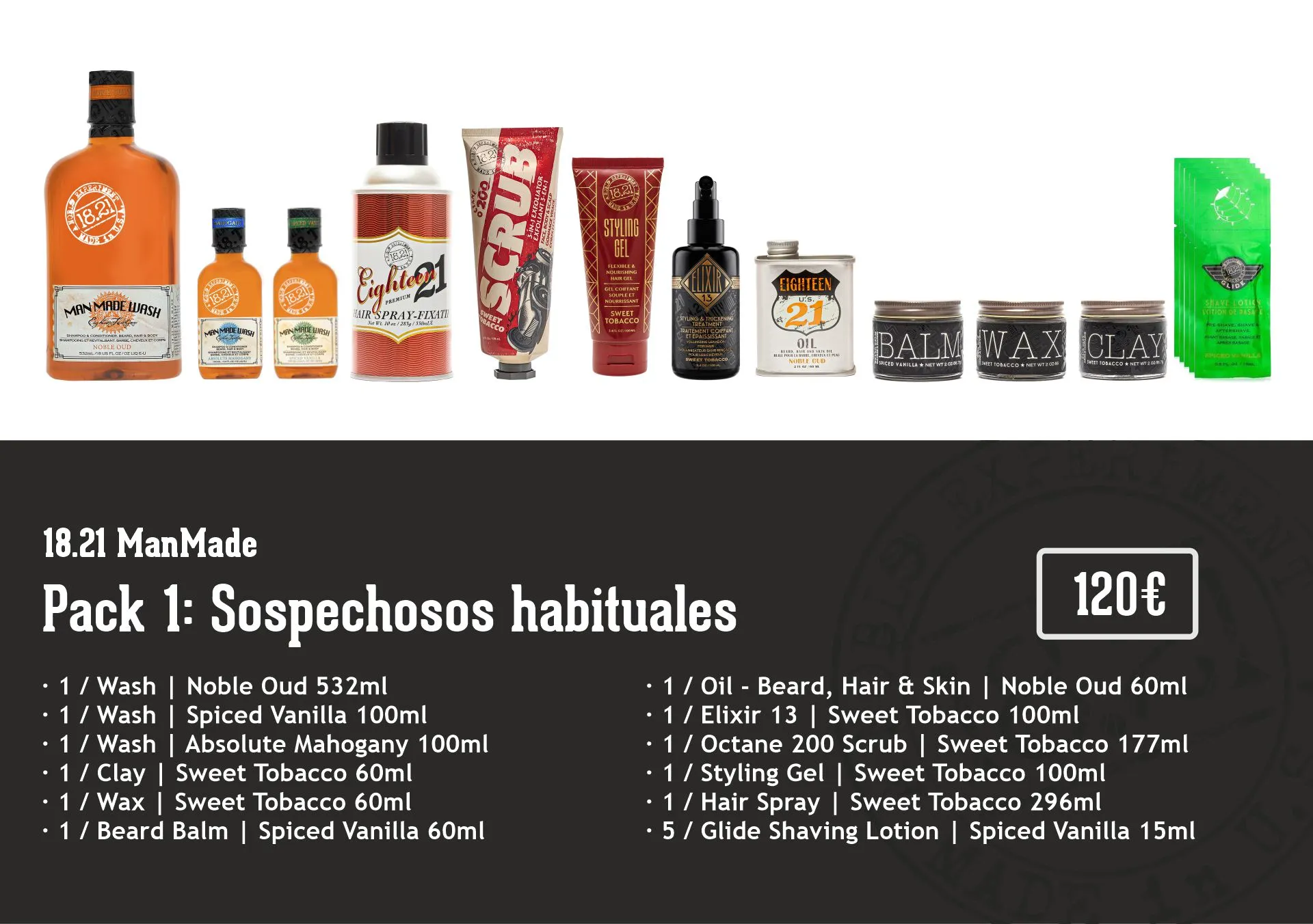 18.21 Man Made x Soy Barbudo, Packs de introducción España